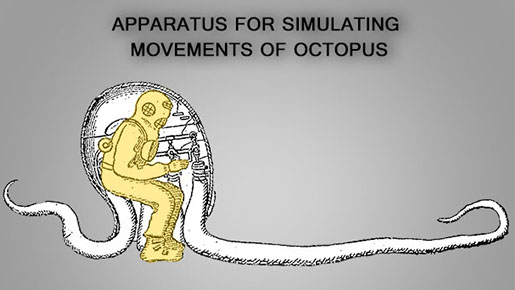 #CreepyIP No. 21 – Apparatus for simulating movements of Octopus