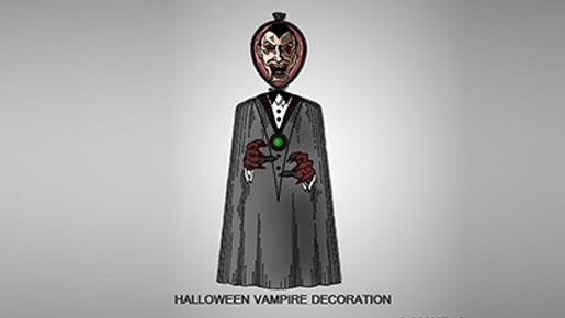 #CreepyIP No. 31 – Creepy Halloween vampire decoration