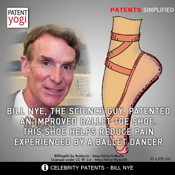 PatentYogi_Bill-Nye,-the-science-guy,-patented-an-improved-ballet-toe-shoe