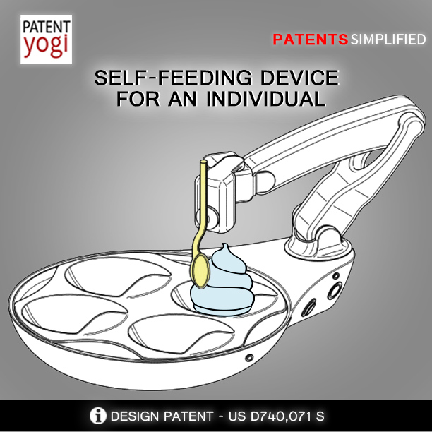 SELF-FEEDING DEVICE FOR AN INDIVIDUAL