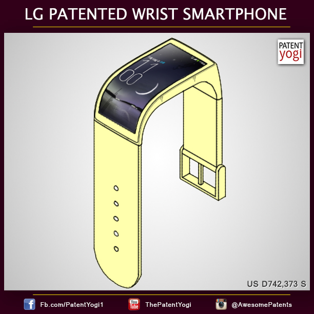Latest Patent_LG patented cool wrist smartphone