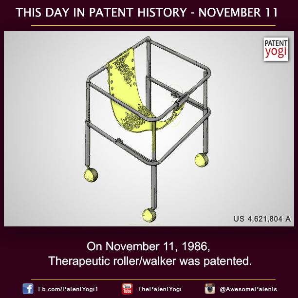 PatentYogi-On-November-11-1986-Therapeutic-roller-walker-was-patented