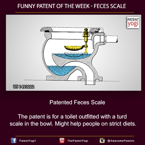 Patent Yogi_Funny Patent of the week - feces scale