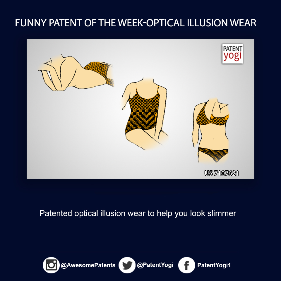 PatentYogi_Funny Patent of the week-Optical illusion wear