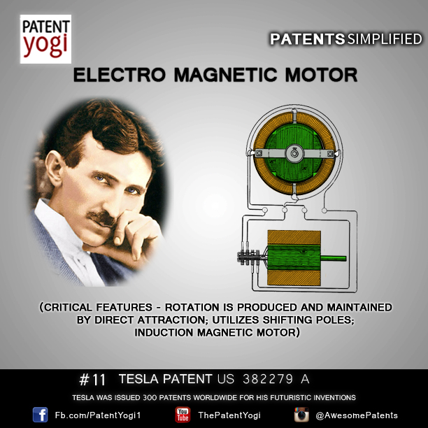 PatentYogi_TeslaPatent_11_Electro Magnetic Motor