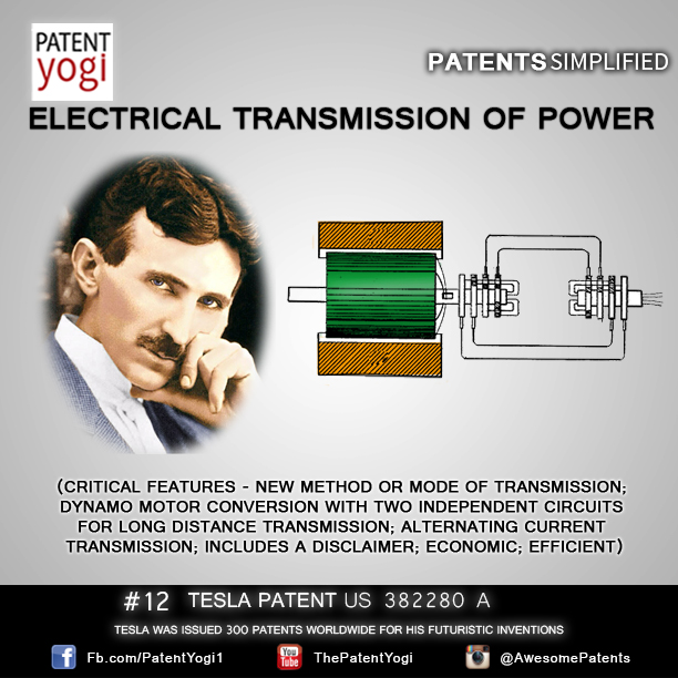 PatentYogi_TeslaPatent_12_Electrical Transmission of Power