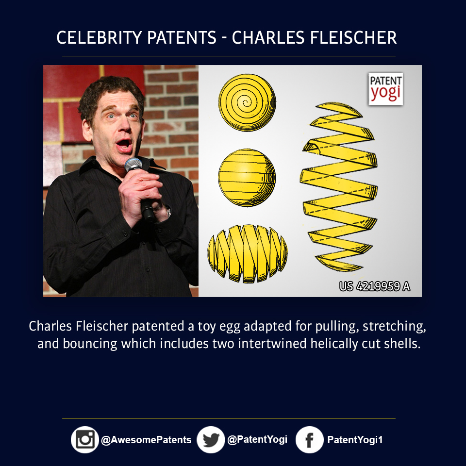 PatentYogi_Celebrity Patent_Charles Fleischer