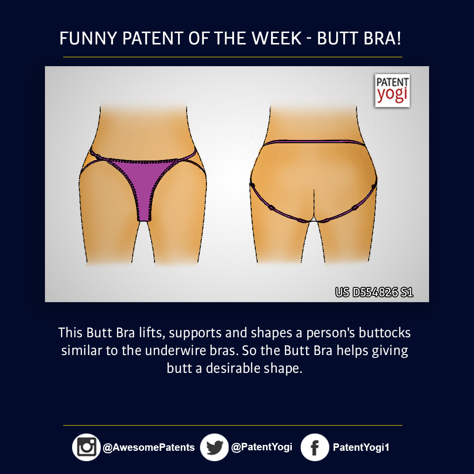 PatentYogi_Funny patent of the week-Butt Bra!