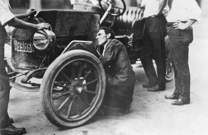 Charles F. Kettering with a Buick automobile, Dayton, Ohio, 1913; Courtesy - ohiohistorycentral.org