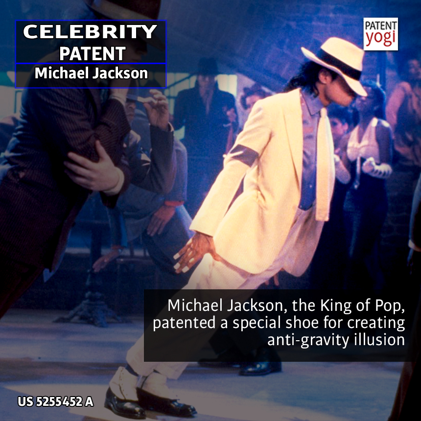 Michael Jackson's Shoe Patent Defies Gravity