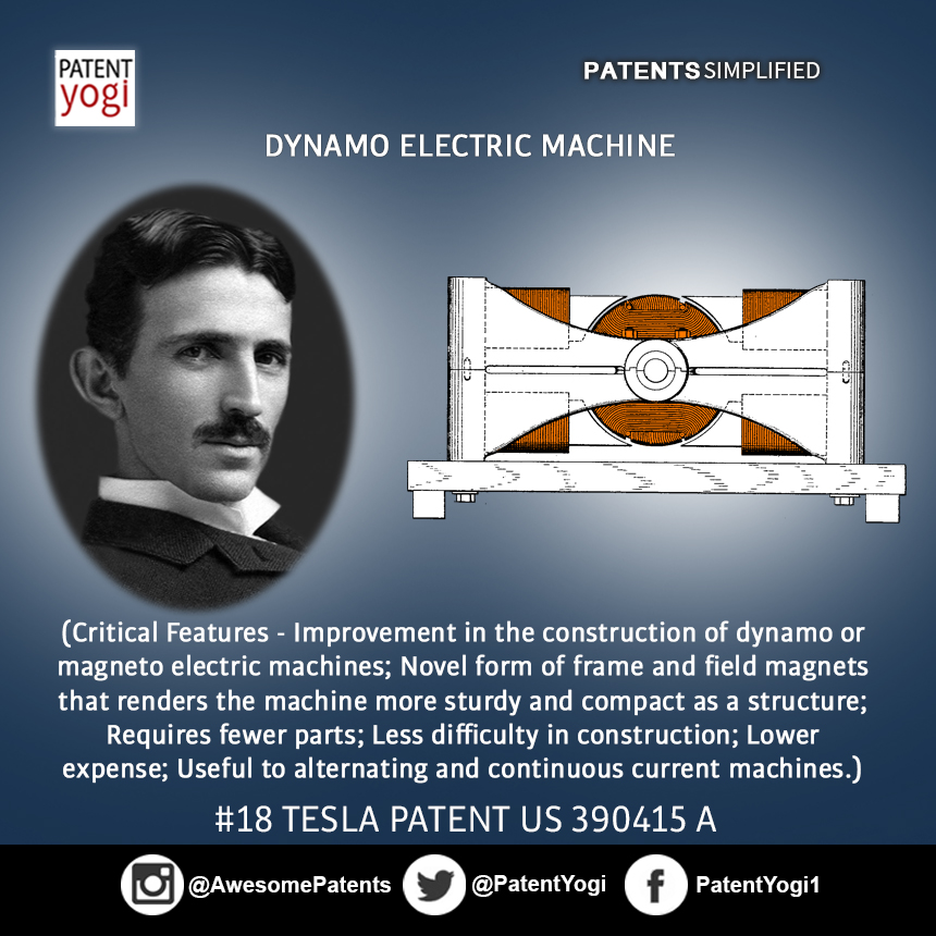 PatentYogi_TeslaPatent_18_ Dynamo Electric Machine