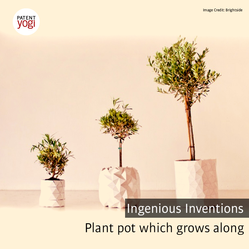 PatentYogi_Plant pot which grows along with your plant