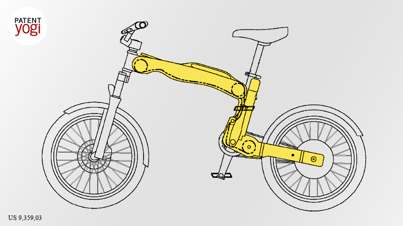 PatentYogi_Ford patents a cool foldable electric bike2