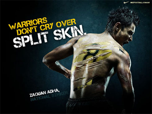 20 Nike - Warriors Don't Cry Over Split Skin
