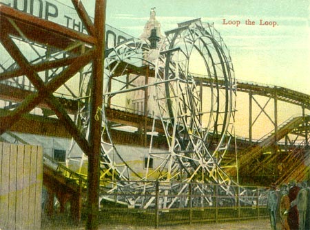 First vertical loop roller coasters operated at Coney Island - This Day