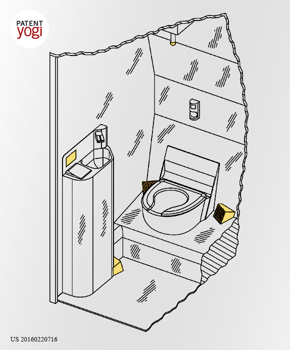 PatentYogi_Boeing invents a lavatory disinfection system that kills 99 percent pathogens in just 30 seconds