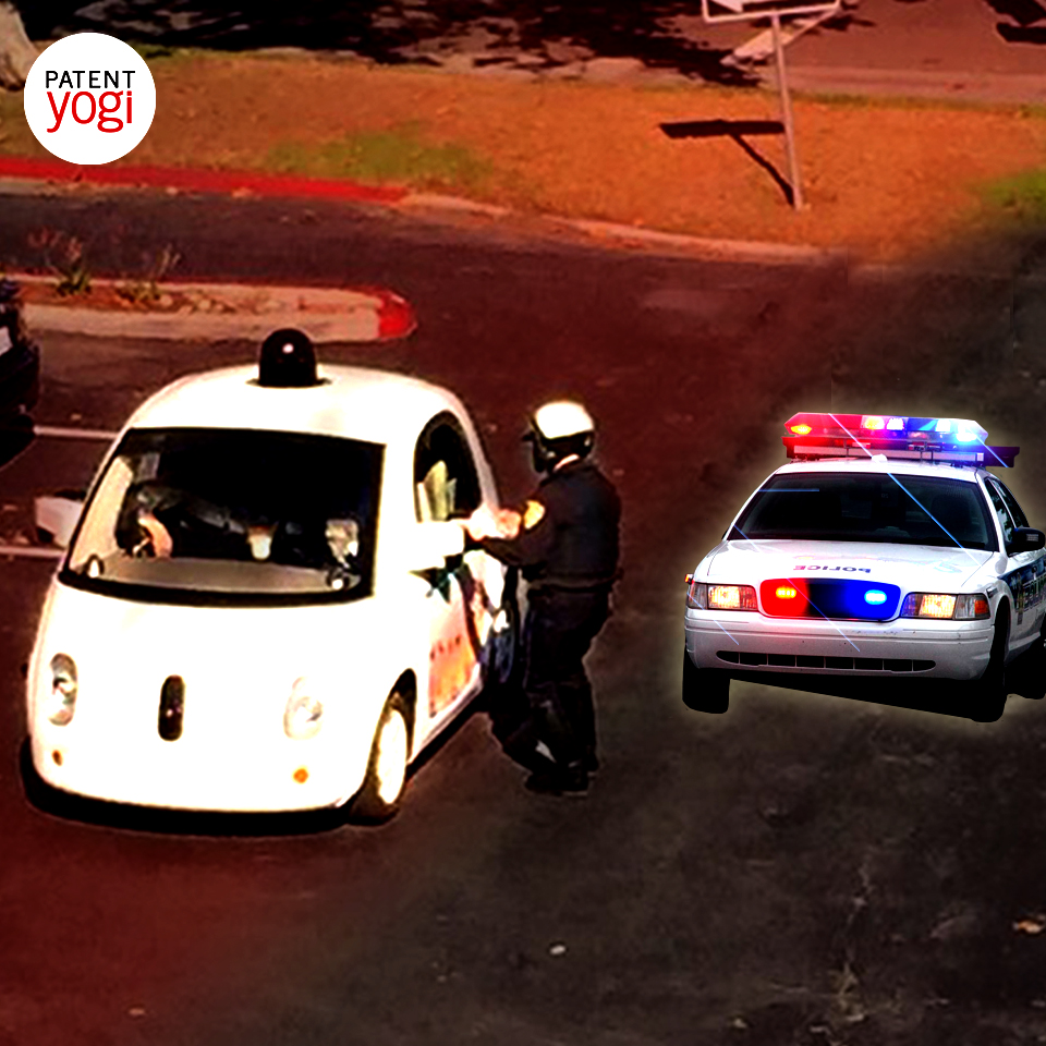 PatentYogi_Google's self-driving cars will detect police vehicles based on flashing lights2