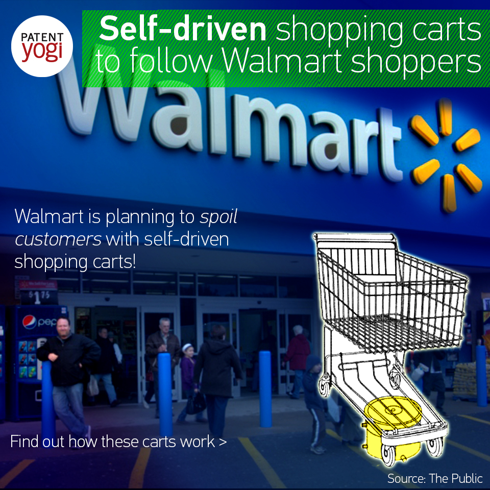 patentyogi_self-driven-shopping-carts-to-follow-walmart-shoppers