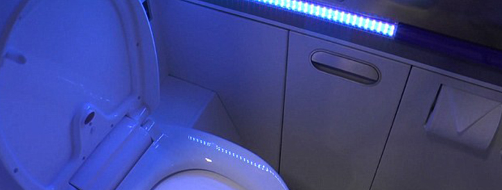 Boeing to finally to make Airplane toilets completely clean