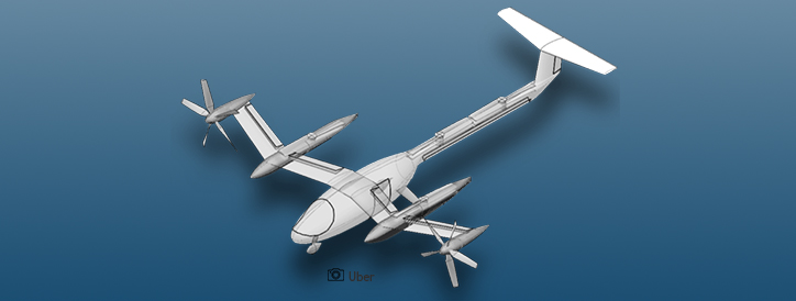 Add wings to your daily commute with Uber aircraft