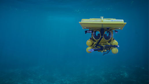 Underwater vehicles for methane transportation