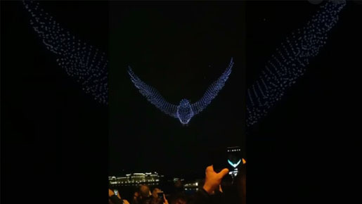 Disney Drones create art in the air!